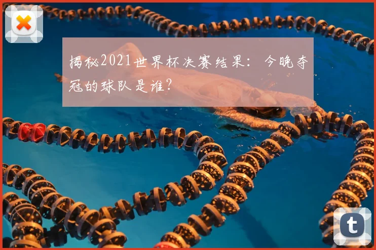 揭秘2021世界杯决赛结果:今晚夺冠的球队是谁?