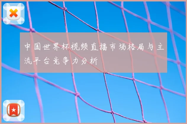 中国世界杯视频直播市场格局与主流平台竞争力分析